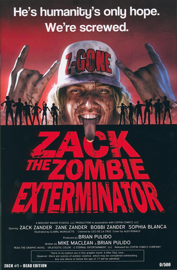 Zack the Zombie Exterminator #1 - Dead Edition (LOW #0)