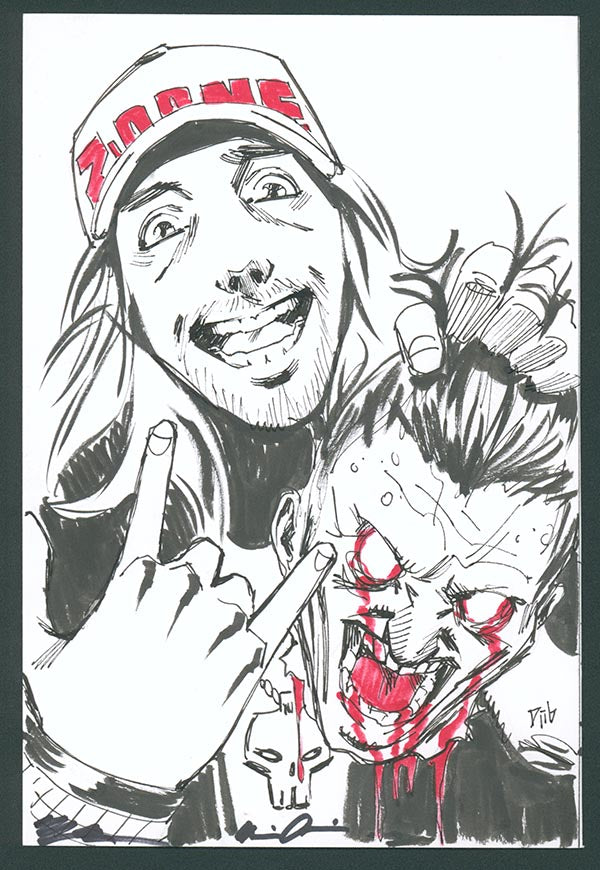 Zack the Zombie Exterminator Original Art
