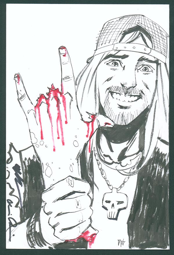 Zack the Zombie Exterminator Original Art #2 - Pulido / MacLean Signed